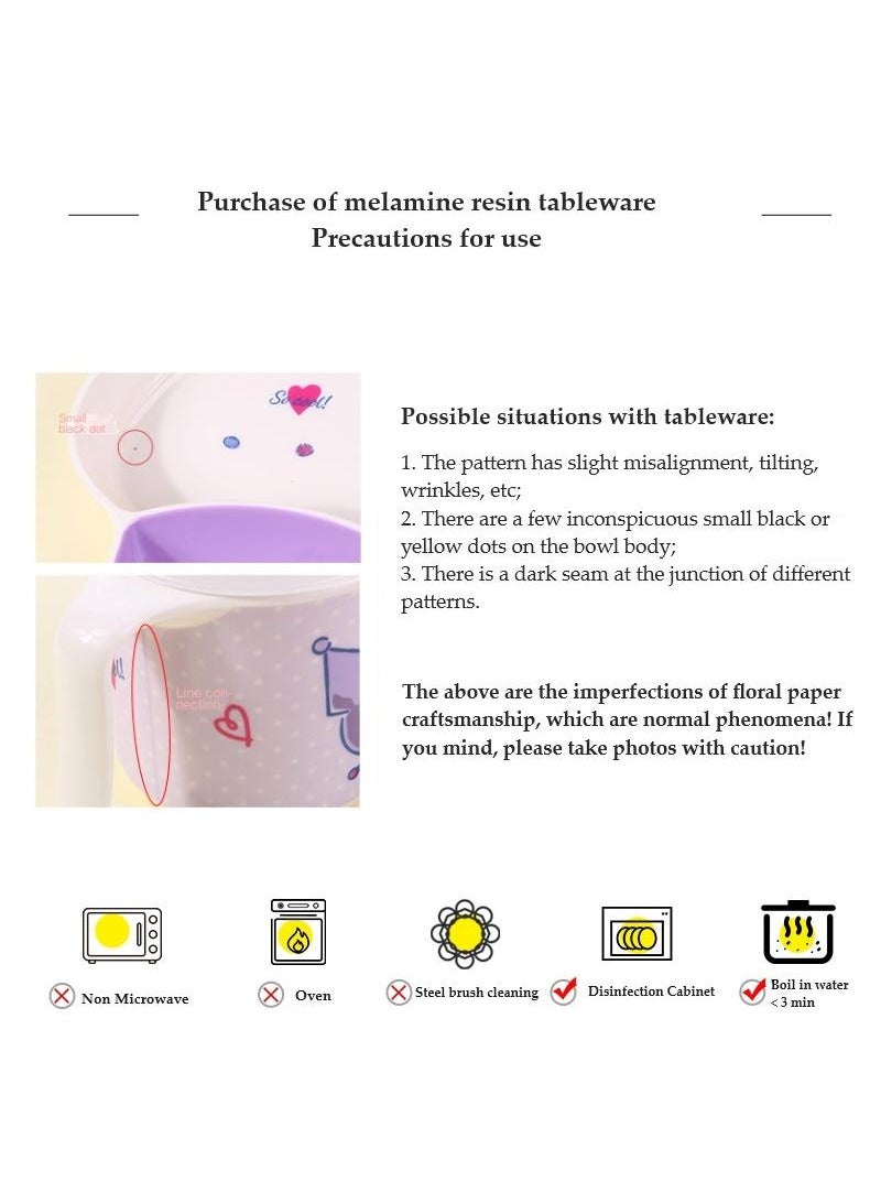 General Kuromi Printed Three Grid Split Food Plate  - Image 5