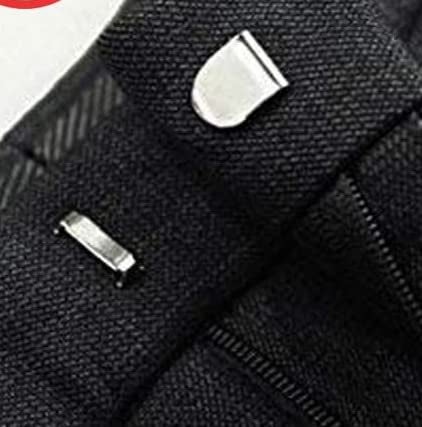 Bhavya Enterprises Bhavya Enterprises Steel Trouser Pant Hooks 4 Part 100 Set 400 pcs in A Box for USE in Pants Frocks Shorts Dresses Garments  - Image 2