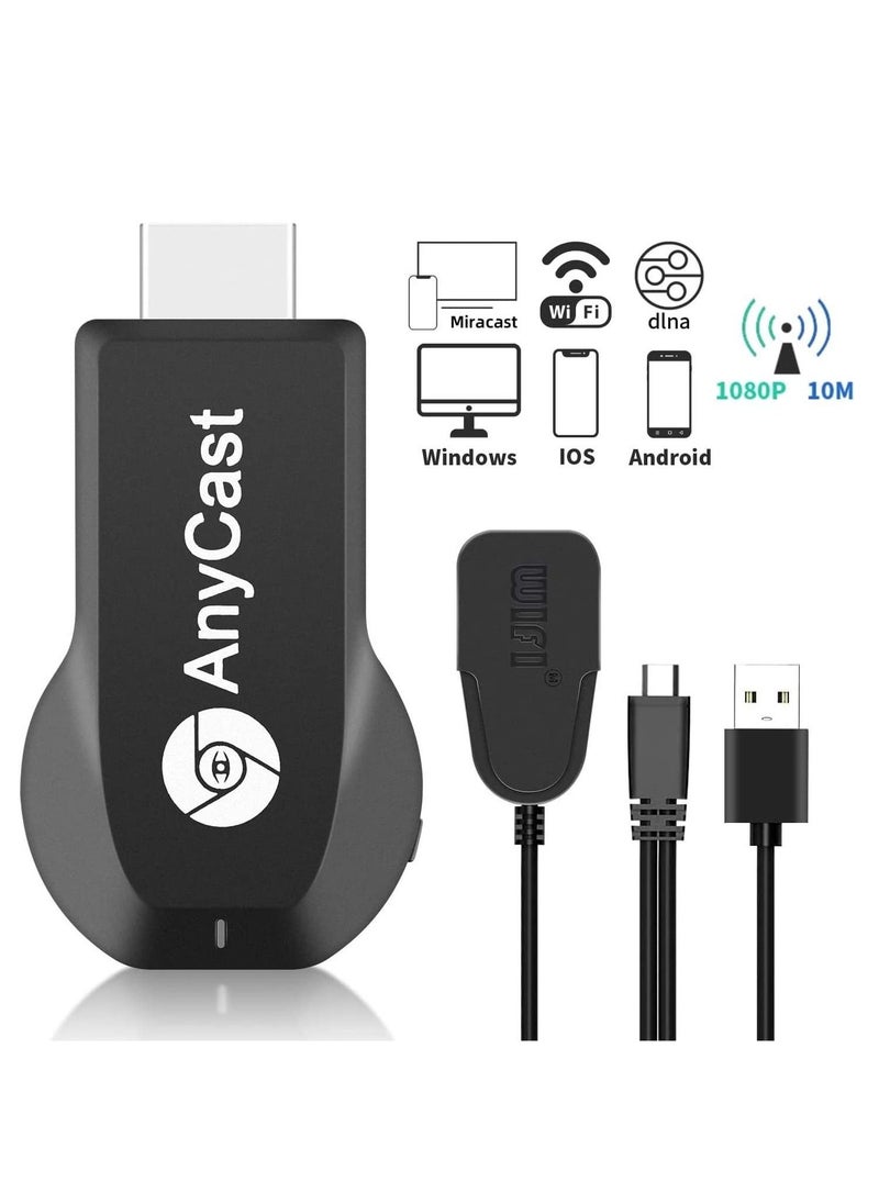AnyCast - Any-Cast HDMI WiFi 1080P Mobile Screen Mirroring Receiver Dongle to TV/Projector Receiver for Android/Mac/iOS Windows - Image 1