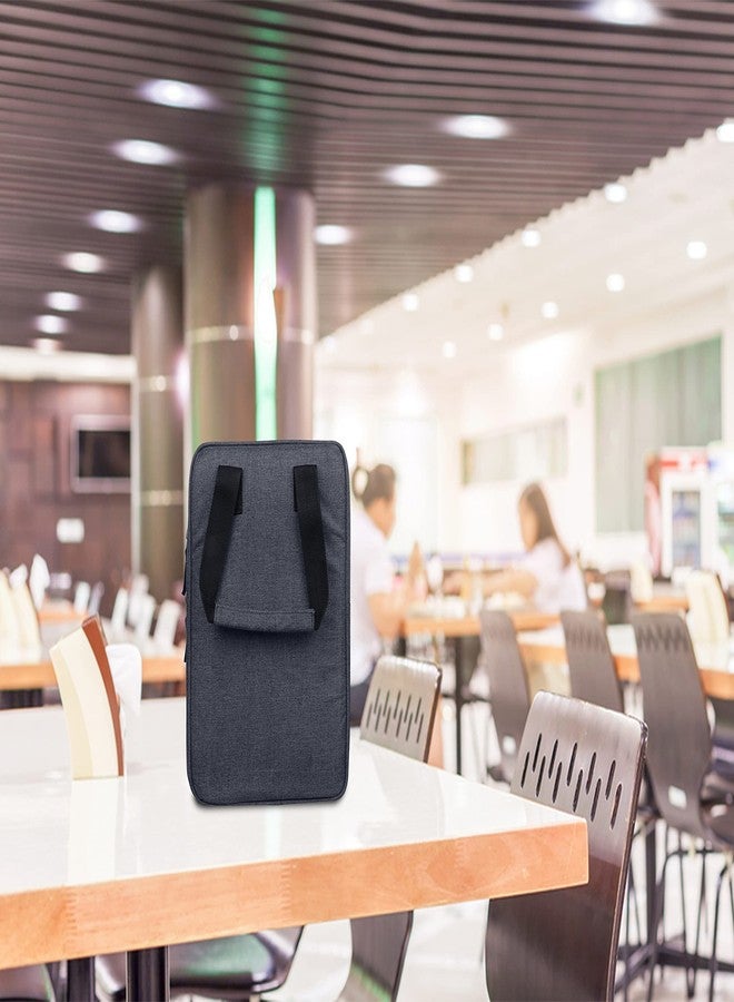 MIHAD Travel Tiffin Bag | Lunch Bag | Storage Bag for Office, College, School & Picnic, Material Polyester Capacity- 8 Liter & Size 11.5" x 8.5" x 5" (Grey) - Image 5