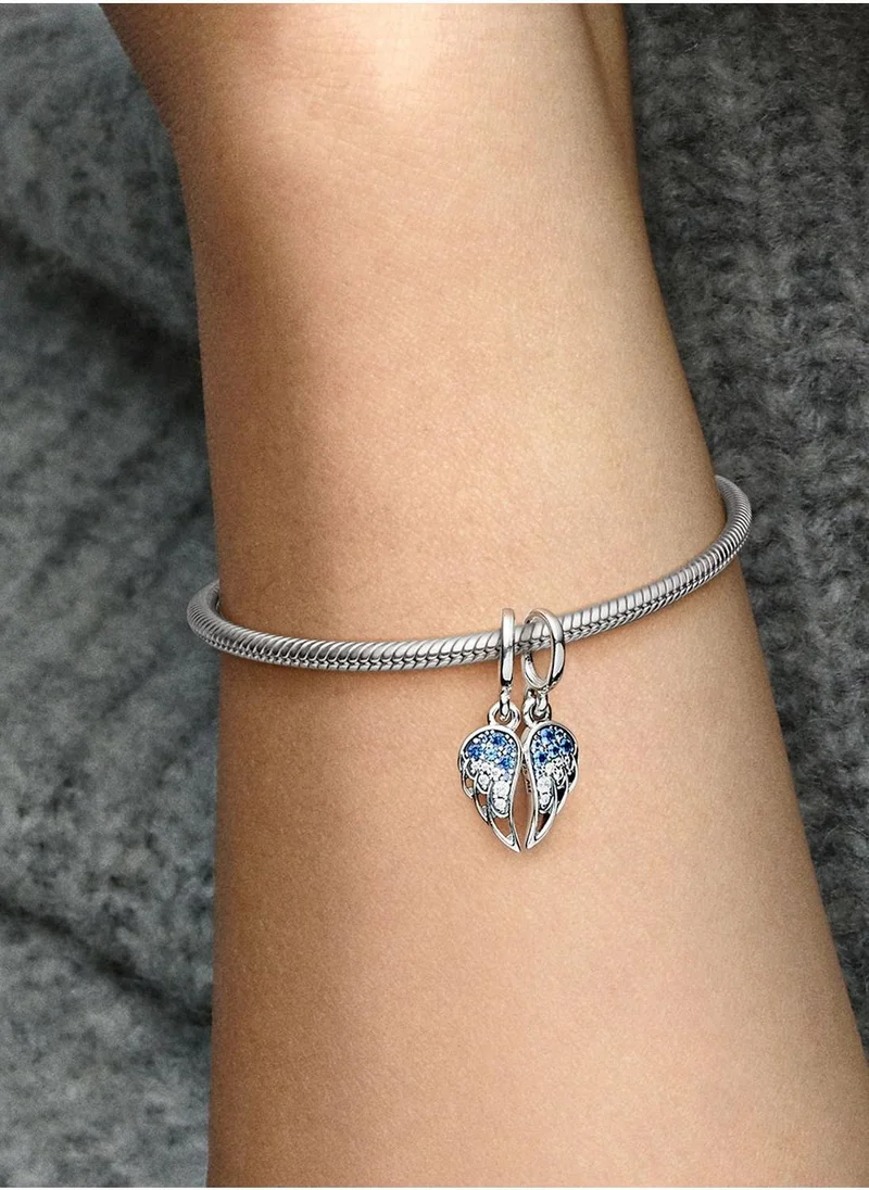 PANDORA Sparkling Splitable Angel Wings Dangle Charm