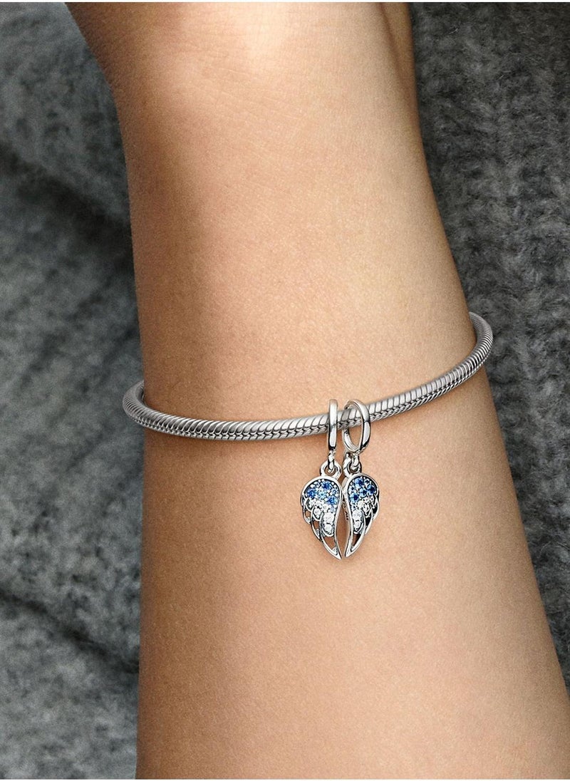 PANDORA Sparkling Splitable Angel Wings Dangle Charm  - Image 4