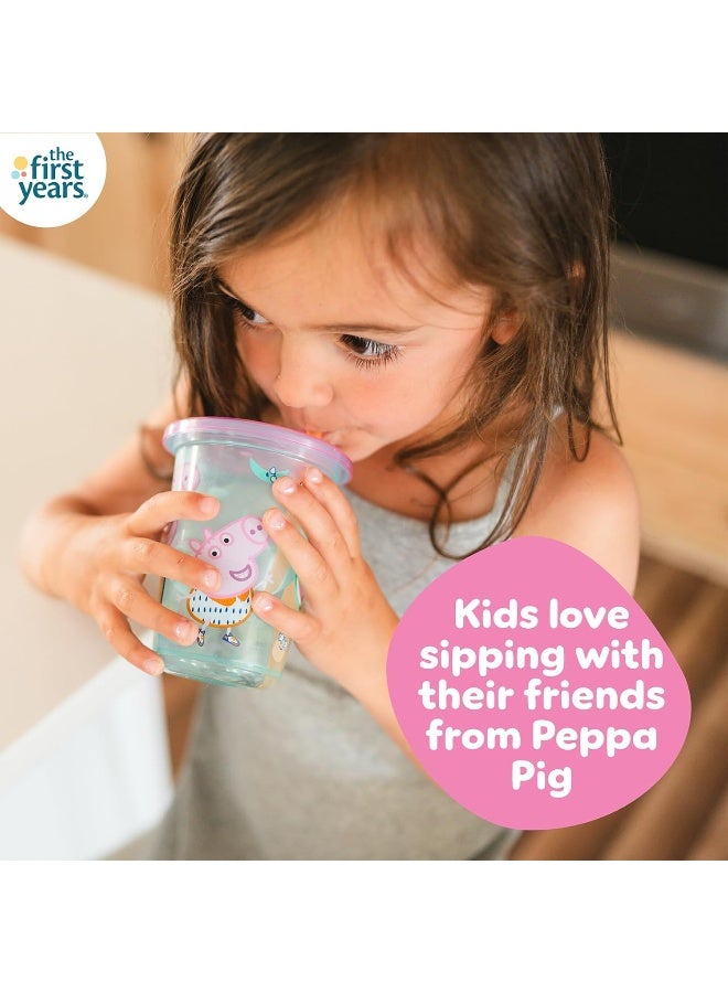 The First Years Peppa Pig Take & Toss Toddler Straw Cups - Image 3