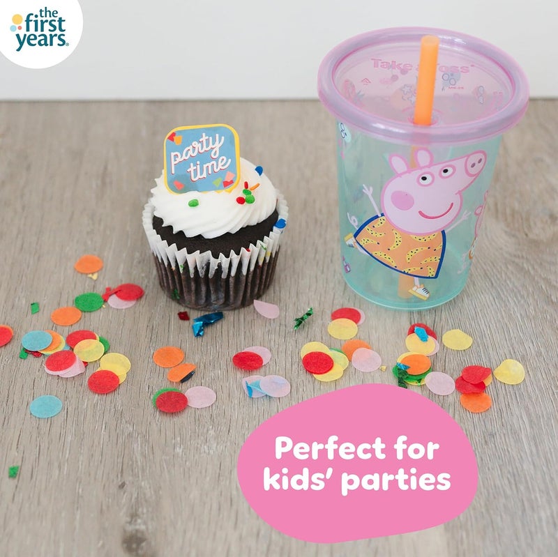 The First Years Peppa Pig Take & Toss Toddler Straw Cups - Image 4