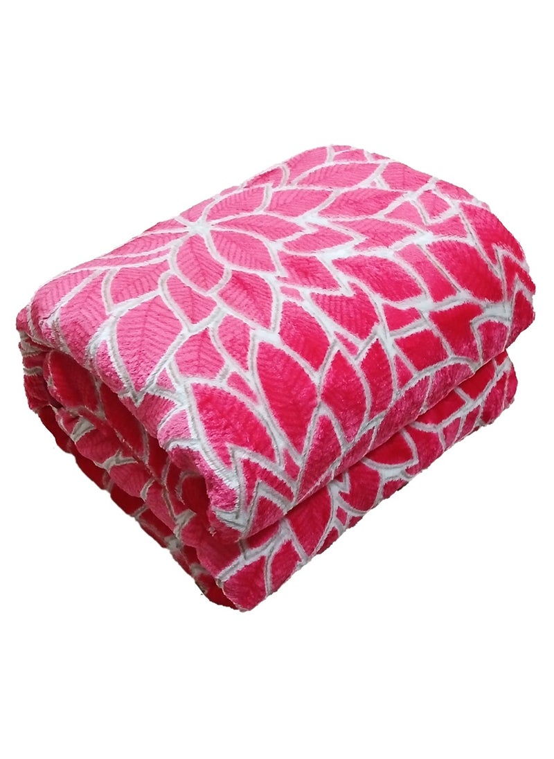 T G H Flannel Blanket Micro Fiber Throw Blanket, for All Season Fluffy Blanket Warm and Light Weight for Bed Throws & Sofa,Comfortable and Soft Flannel Fleece Blanket  - Image 1