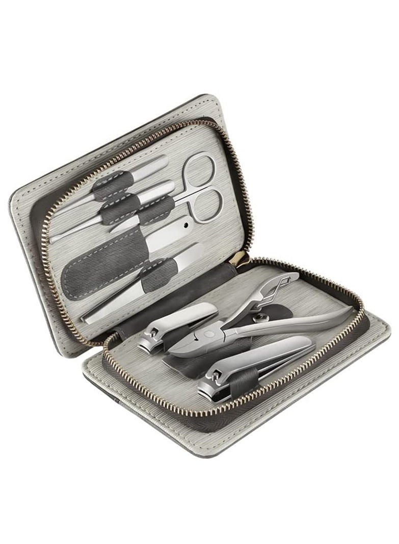 Nail care high quality set of 8pcs stainless steel - Image 1