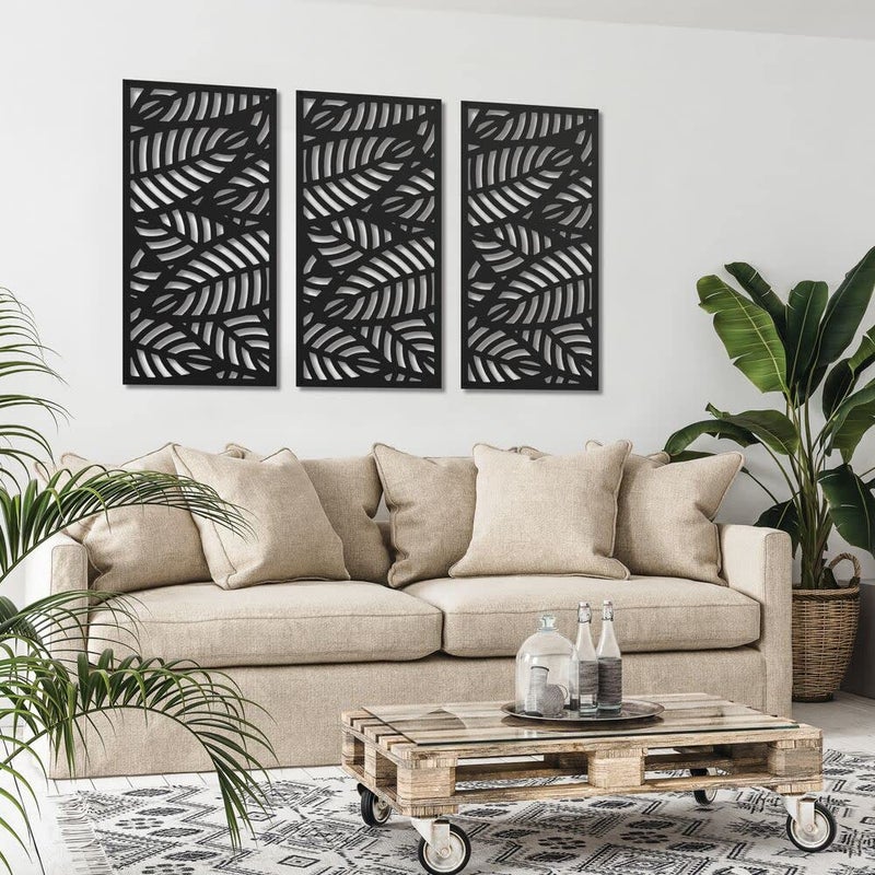 Barrette Outdoor Living 2'x4' شاشة ديكورية سانبيل، سوداء - Image 3