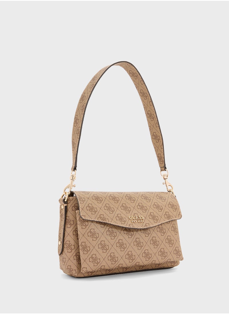 GUESS Brenton Flap Shoulder Bag  - Image 3