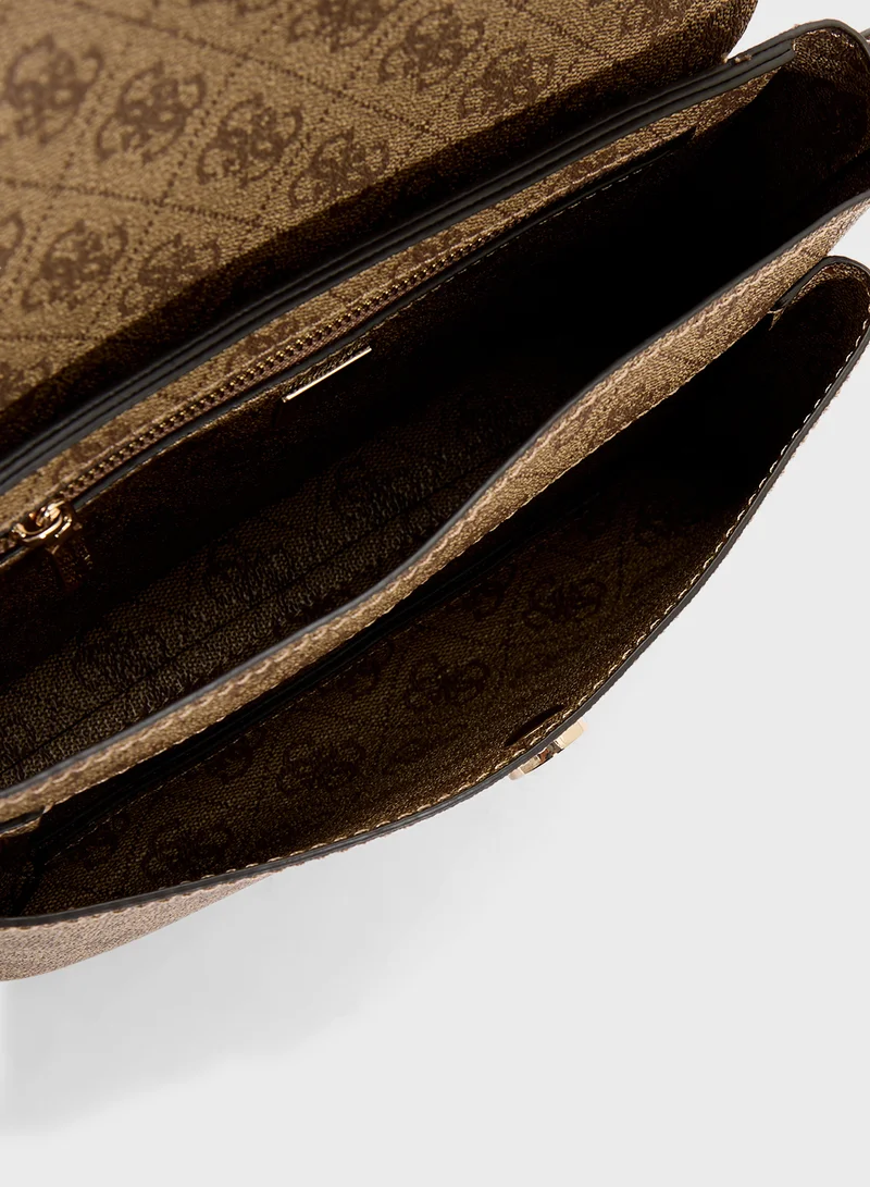 GUESS Brenton Flap Shoulder Bag