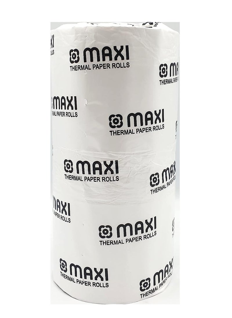 Maxi 50-Piece POS Receipt Thermal Paper 80x80mm Size  - Image 1