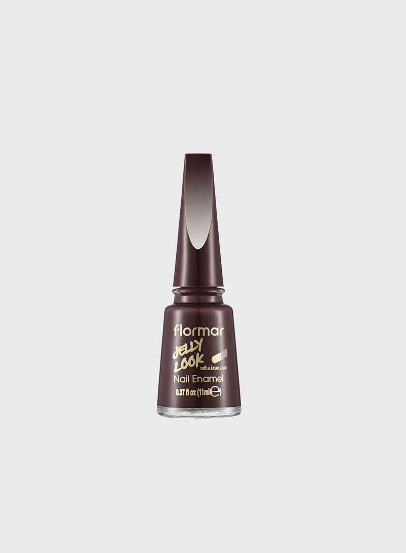 flormar Jelly Look Nail Enamel - Maple Truffle