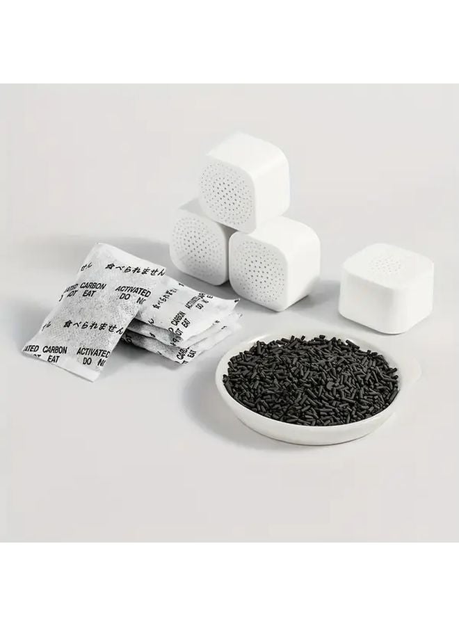 1pc Activated Carbon Air Purifier Adhesive Backing Odor Eliminator For Small Spaces - Image 5