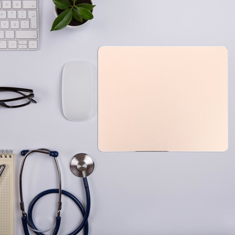 2pcs Aluminum Alloy Mouse Pad Mouse Pad Double-sided Desk - Image 4