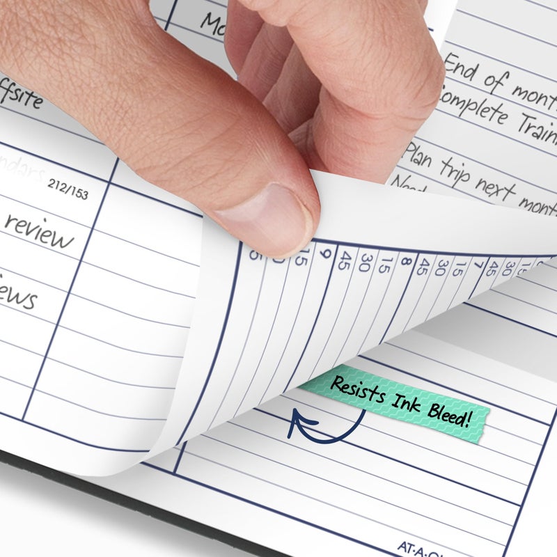 AT-A-GLANCE Planner 2026-2027 Weekly & Monthly Academic 12-Month July-June Quarter-Hourly Appointment Book, 8-1/2" x 11", DayMinder, Charcoal (AYC52045) - Image 4
