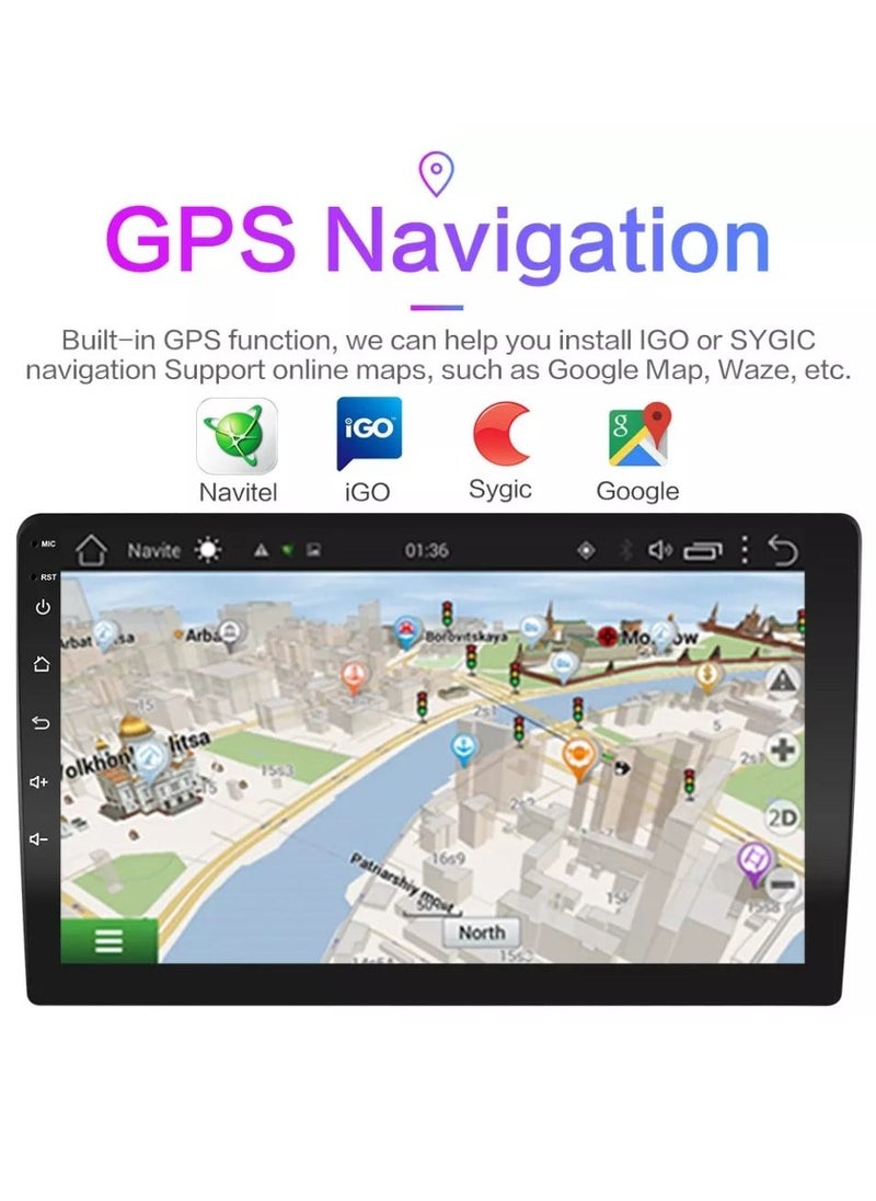 RAYMOS - Android Screen For Hyundai Santa Fe 2006 To 2012 2GB RAM Support Apple Carplay Android Auto AHD Camera Included Bluetooth Calls Music Playback Steering Wheel Support Offline Online Maps Support - Image 1