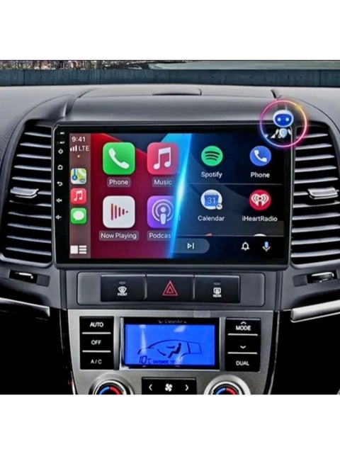Android Screen For Hyundai Santa Fe 2006 To 2012 2GB RAM Support Apple Carplay Android Auto AHD Camera Included Bluetooth Calls Music Playback Steering Wheel Support Offline Online Maps Support
