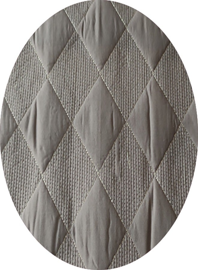 PACHA HOME Plain summer cover - Capetonian stitching - Color: brown . - Image 2