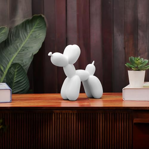 Artarium Balloon Dog Figurine Showpice for Home Decor Living Room/Hall, Decorative Piece for Tv Unit, Shelf, Centre Table, Bedroom, Unique Home Decor Gift House Warming (White) - Image 4