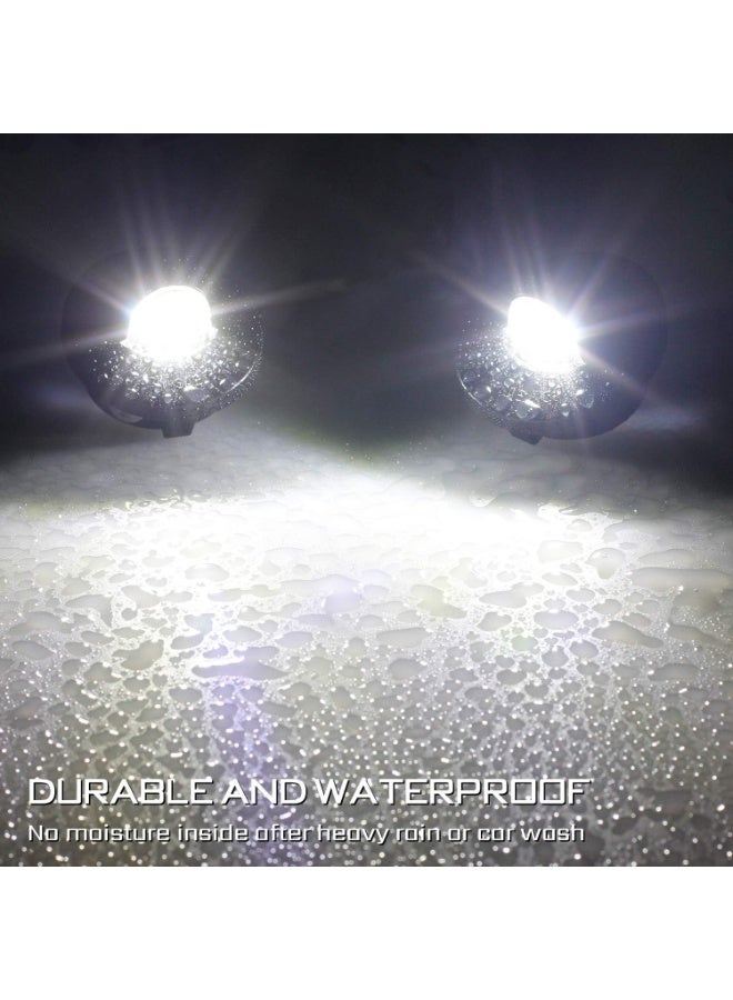 LED لوحة الترخيص أضواء علامة ضوء مصباح الجمعية متوافقة مع فورد F150 F250 F350 سوبر واجب رينجر إكسبلورر برونكو رحلة البعثة ، 6500K الأسود ، حزمة من 2 - Image 4