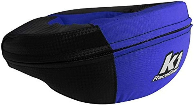K1 Race Gear Neck Protector Brace - Carbon/Blue, Junior