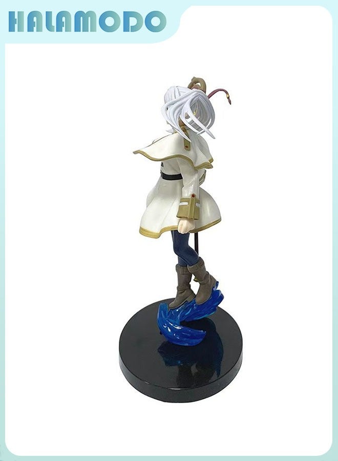 هالامودو معركة نسخة من الساحر Frieren إيلينا أنيمي صورة الرحلة ، أسلوب حلو و جميل ، هو سطح المكتب والسيارات لوحة القيادة مثالية لتزيين 19.5 سم - Image 5