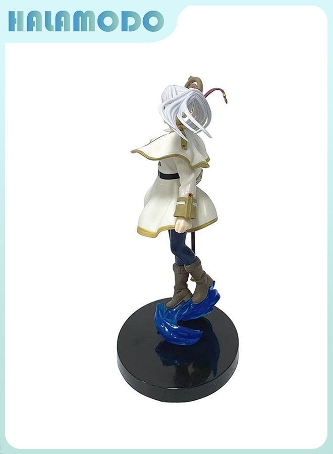 هالامودو معركة نسخة من الساحر Frieren إيلينا أنيمي صورة الرحلة ، أسلوب حلو و جميل ، هو سطح المكتب والسيارات لوحة القيادة مثالية لتزيين 19.5 سم - Image 4