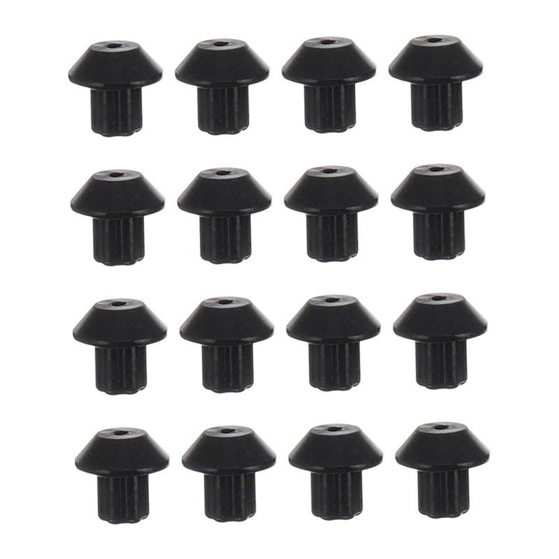 48pcs Black Rubber Grate Feet Replacement for Gas Range Cooktop Prevent Scratches Maintain Leveling - Image 2