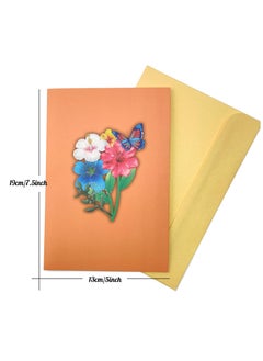 Excefore 3D Pop-Up Greeting Card, Artificial Plants and Flowers Pop Up Card, Suitable for Anniversary, Mother's Day Card, Wedding or Birthday Party Invitation (7.5x5”)  - Image 3