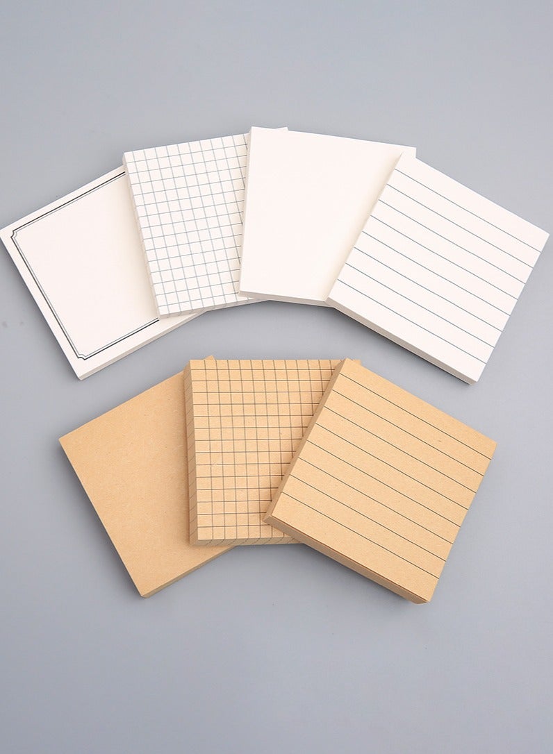 Generic Sticky Notes,7.4x7.4cm,Super Sticky Memo Pad,Notebook,7 Packs of Sticky Notes (560 Sheets)  - Image 1