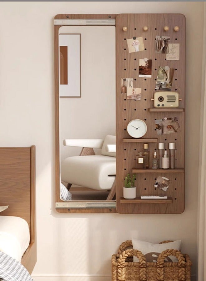 JCB CHIC Storage Cabinet with Full Length Mirror, Large Wall Mirror With Shelf , Floor Standing Mirror, Rear Storage Shelves(CYJ-40*120) - Image 1