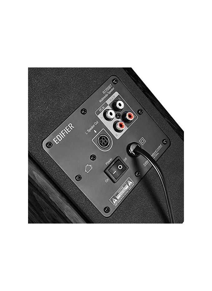 EDIFIER - Edifier R1700BT Active 2.0 Bookshelf Speakers,Remote,BT,2XRCA,L Out,Black - Image 1