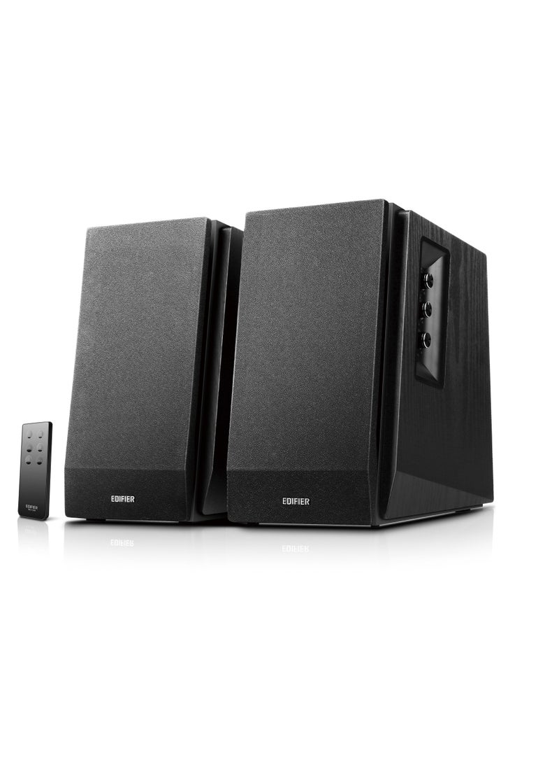 EDIFIER Edifier R1700BT Active 2.0 Bookshelf Speakers,Remote,BT,2XRCA,L Out,Black  - Image 1
