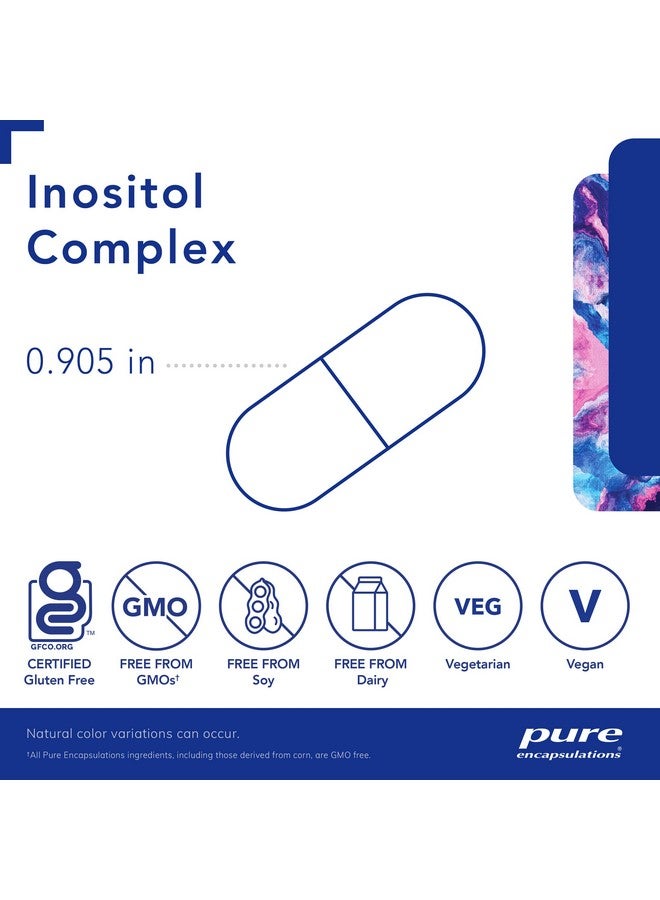 Pure Encapsulations Inositol Complex | Supplement to Support Energy, Healthy Metabolism, and Ovarian Function* | 60 Capsules - Image 3