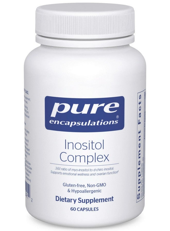 Pure Encapsulations Inositol Complex | Supplement to Support Energy, Healthy Metabolism, and Ovarian Function* | 60 Capsules - Image 1