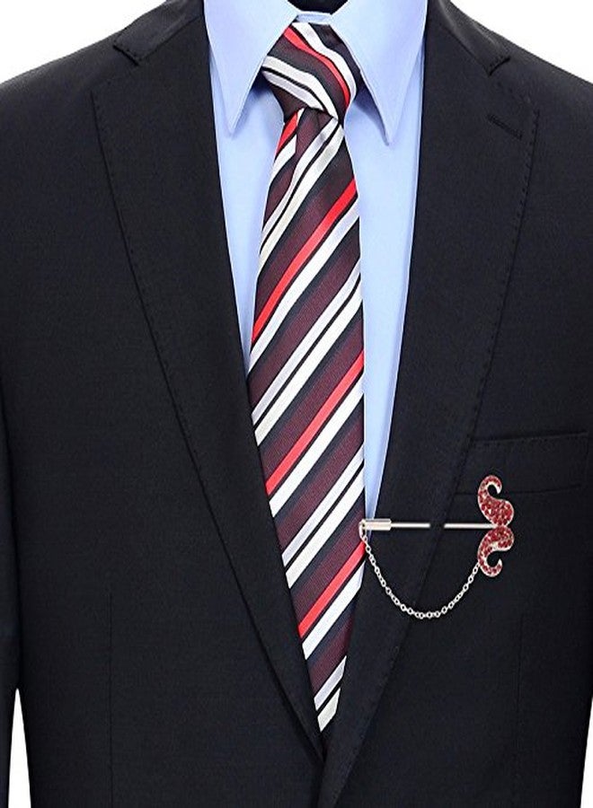 TRIPIN Red Lapel PIN and Broach for Traditional Formal in A Gift Box - Image 4