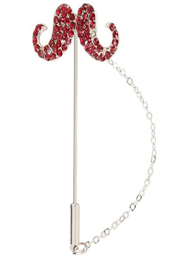 TRIPIN Red Lapel PIN and Broach for Traditional Formal in A Gift Box - Image 1