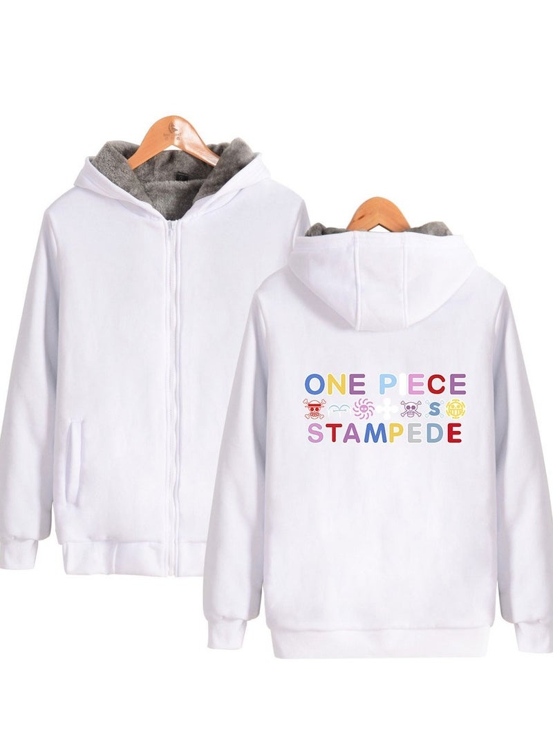 KUYING New One Piece Printed Zipper Sweatshirt Casual Sportswear  - Image 1