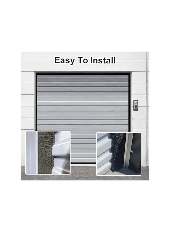 The Bros 3 Pack Door Draft Stopper, Cuttable Under Door Seal 39” Length, Strong Adhesive Door Sweep for Exterior and Interior Doors（Aluminum） - Image 2