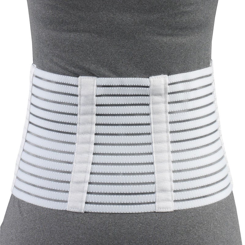 OTC Lumbosacral Support, 7-inch Lower Back, Lightweight Compression, Elastic, White, Medium - Image 3