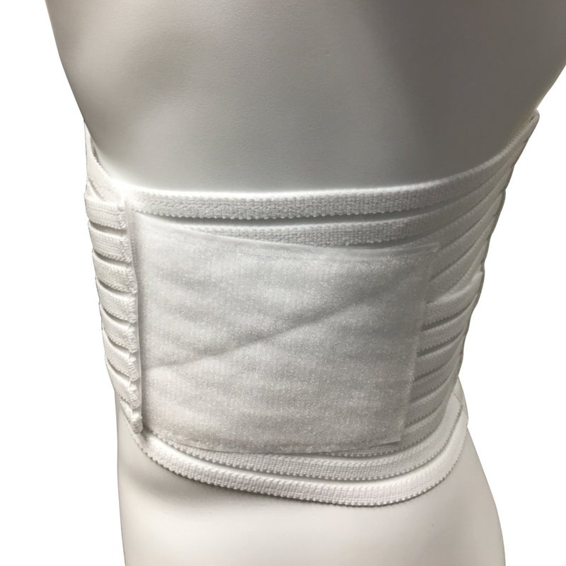 OTC Lumbosacral Support, 7-inch Lower Back, Lightweight Compression, Elastic, White, Medium - Image 4