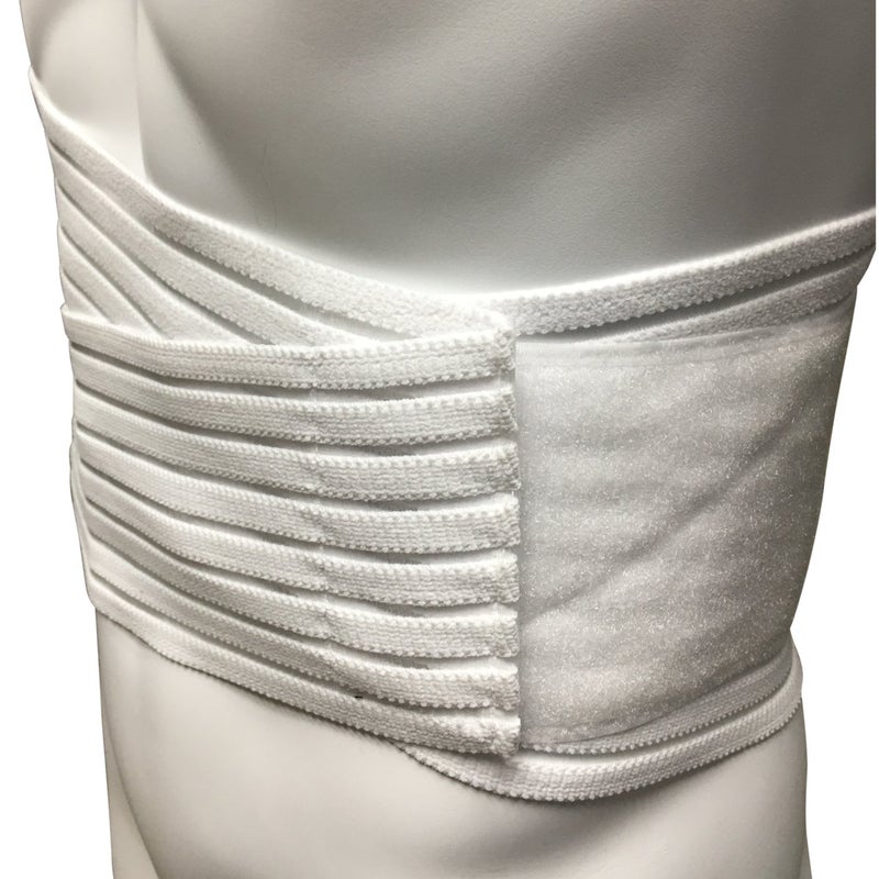 OTC Lumbosacral Support, 7-inch Lower Back, Lightweight Compression, Elastic, White, Medium - Image 5