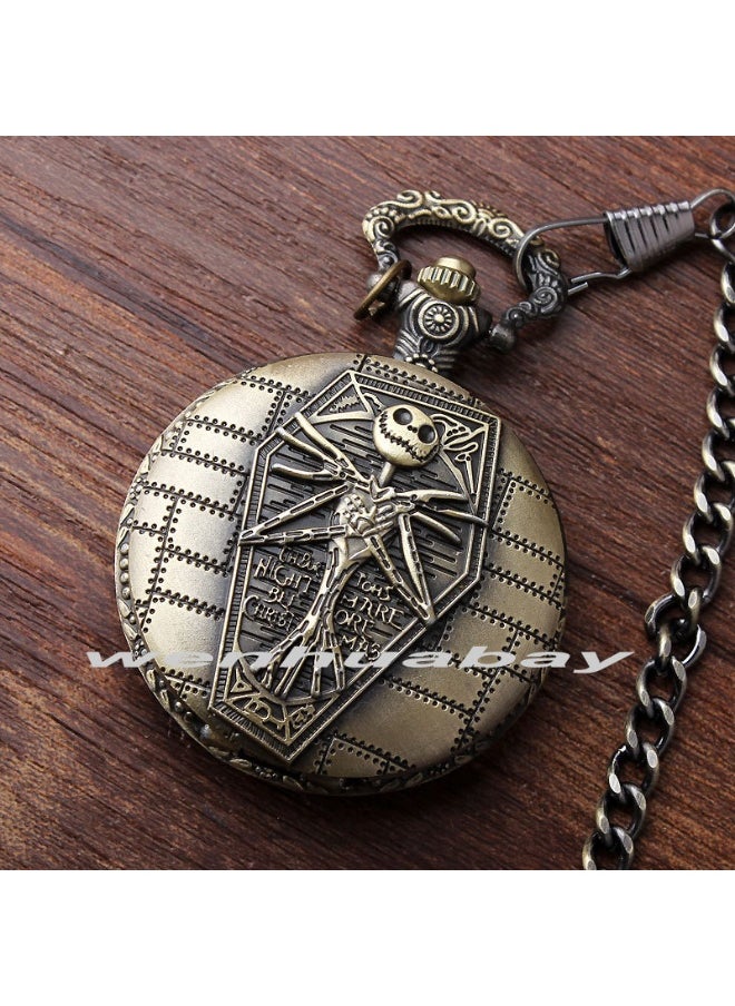NIBEMINENT Vintage Metal Analog Pocket Watch Unisex Casual Style  - Image 3