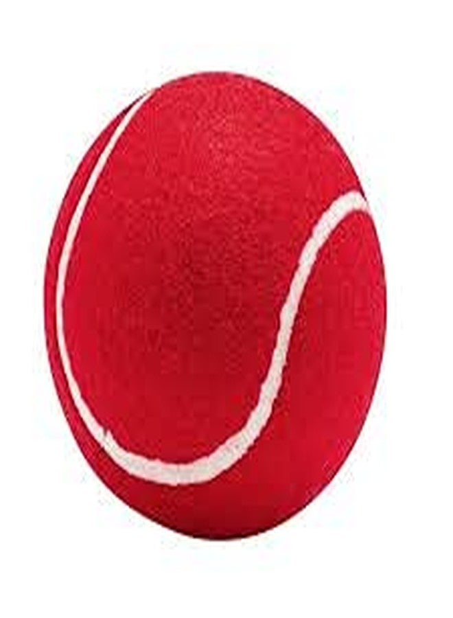 SIDDHI Cricket Tennis Ball red Color, Tennis Training Balls, Rubber Ball for Cricket Training (Pack of 2) - Image 1