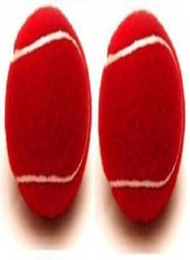SIDDHI Cricket Tennis Ball red Color, Tennis Training Balls, Rubber Ball for Cricket Training (Pack of 2) - Image 2