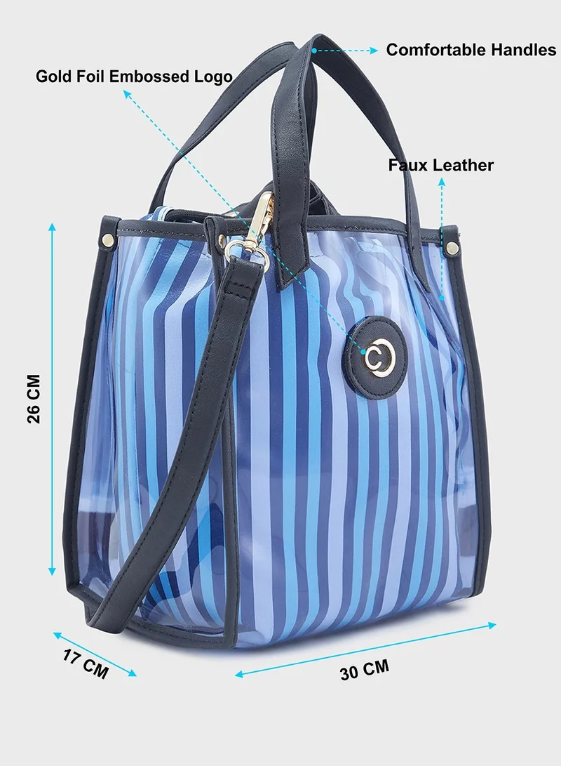 Caprese Small CAPRESE-JOSIE TOTE SMALL AZURE for Women | Best Price UAE