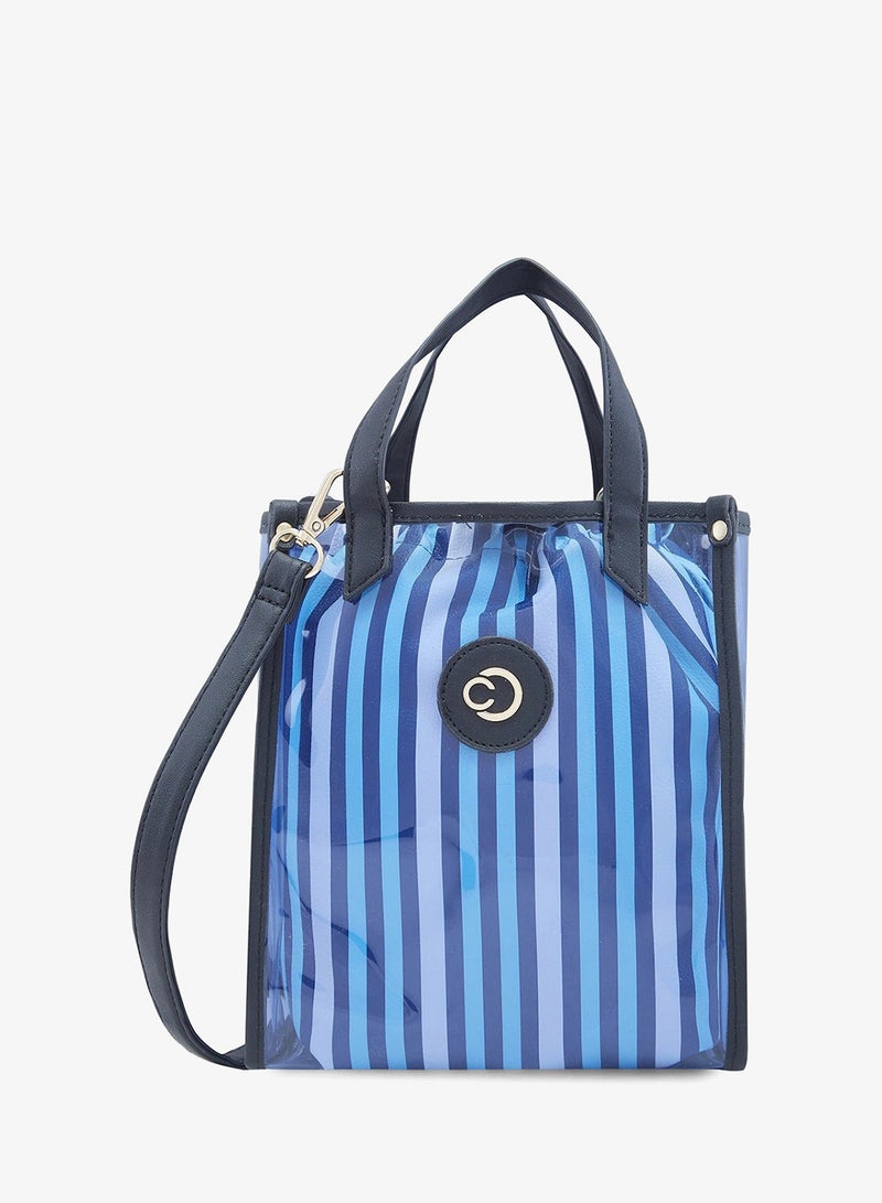 CAPRESE-JOSIE TOTE SMALL AZURE - Image 1