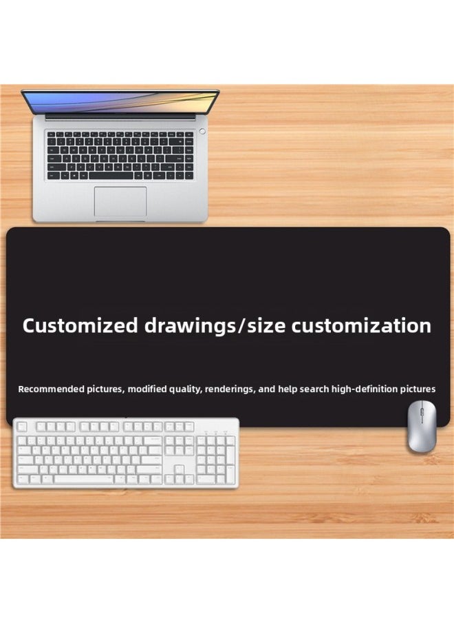 Generic - Mouse Pad Customized Various Specifications Office Computer Diatom Mud Mouse Pad Support Jit Generation Hair-Color:22*22cm-Pattern:[customized According To Drawings] - Image 1