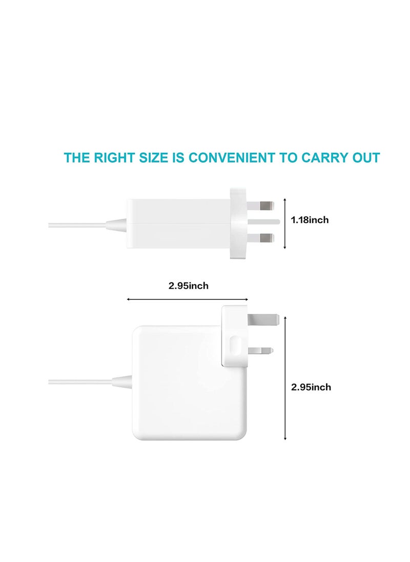 Ntech Replacement Charger Compatible with MacBook Air 11 & 15" 45W Power Adapter T-Tip Magsafe 2 Charger for Macbook Air 11 inch & 13 inch Mid 2012/2013/2014/2015/2017 For Model A1435/A1436/A1465/A1466  - Image 5