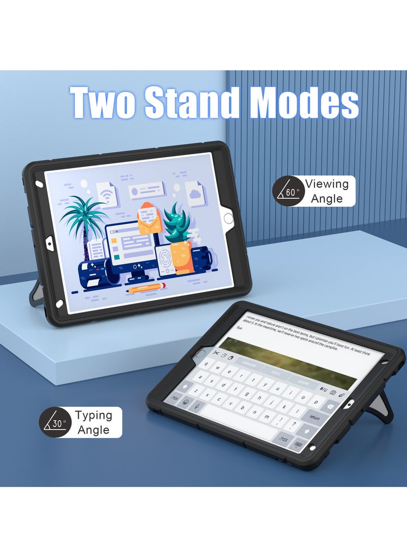 كولور فانس - مناسبة لجهاز iPad 10.2 بوصة 2021/2020/2019 Spider Man سيليكون PC حافظة واقية مضادة للسقوط للكمبيوتر اللوحي أسود/أسود - Image 1