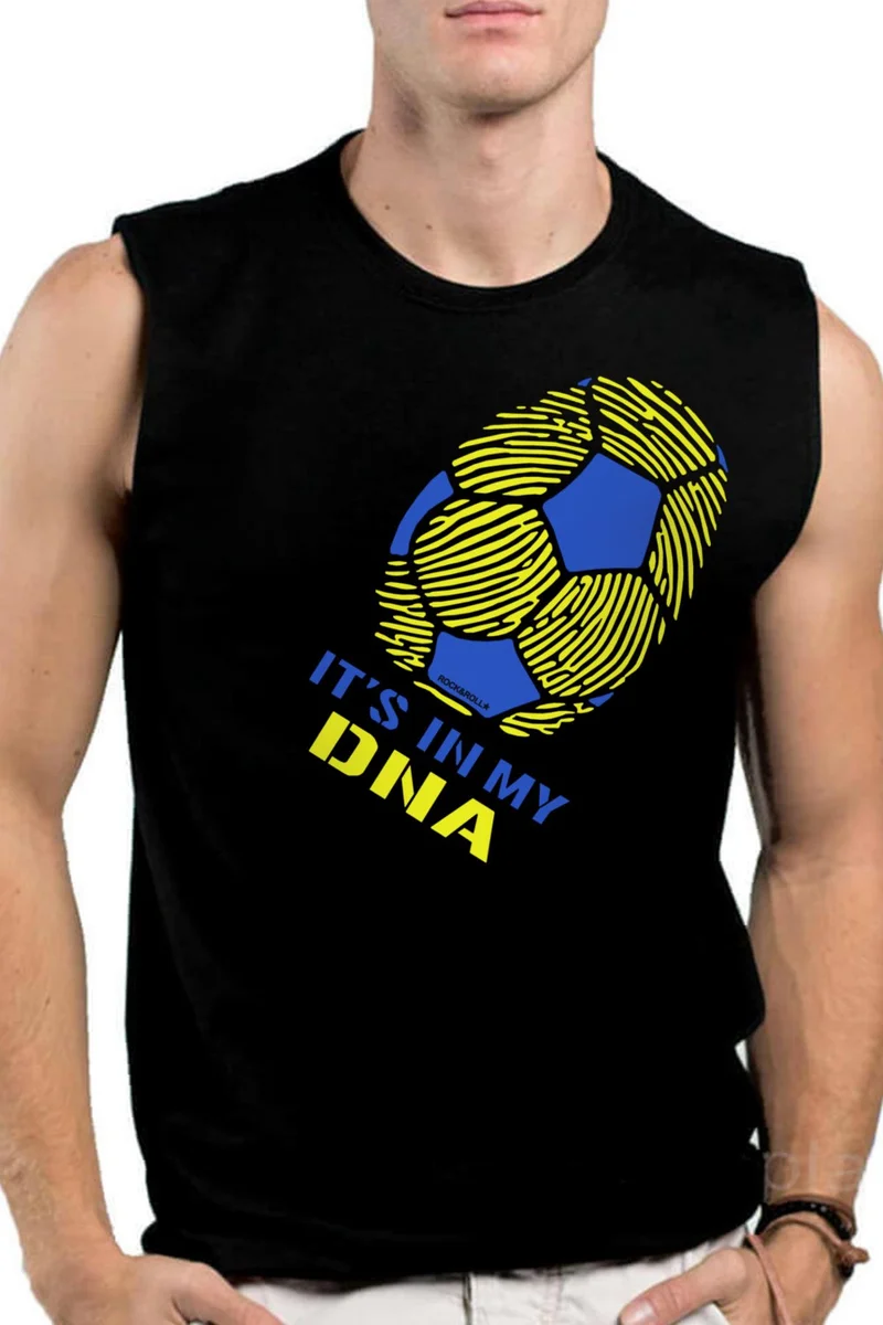 Rock&Roll My Colors Canary Black Cut Sleeve | Sleeveless Men's T-Shirt | Athlete